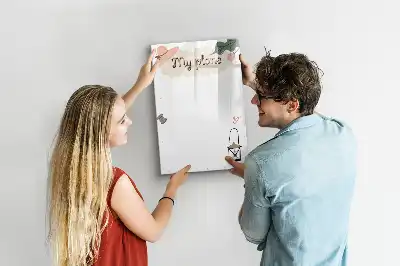 Magnetic writing board my plans