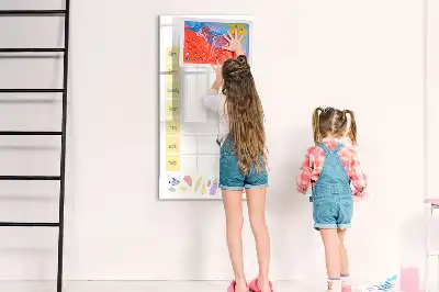 Magnetic meal planner board weekly menu organizer