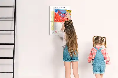 Magnetic meal planner board weekly menu organizer