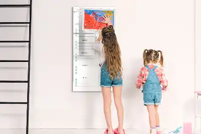 Magnetic meal planner dry erase board
