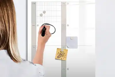 Magnetic erase board weekly planner