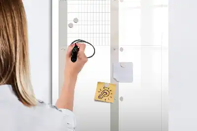 Magnetic erase board weekly planner