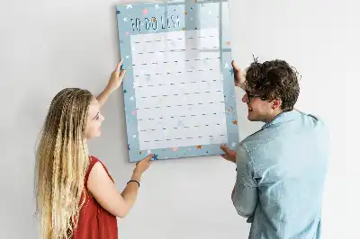 Magnetic erase board to-do list
