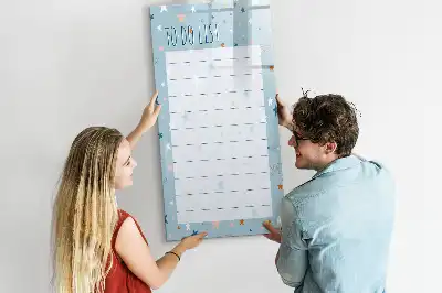 Magnetic erase board to-do list