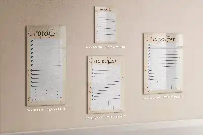 Magnetic writing board to-do list