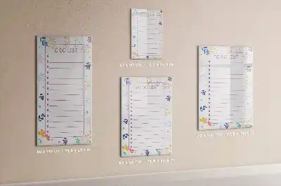 Magnetic erase board to-do list