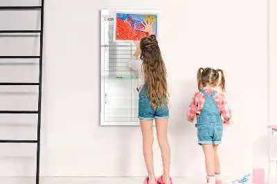 Magnetic chore chart dry erase board