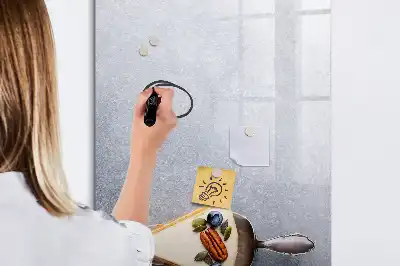 Magnetic erase board slice of cake design
