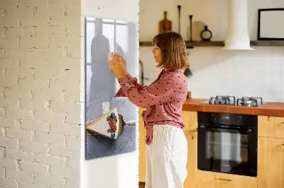 Magnetic erase board slice of cake design