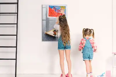 Magnetic erase board slice of cake design