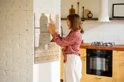 Magnetic dry erase board with light board design