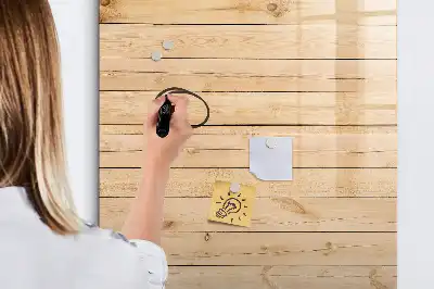 Magnetic dry erase board with light board design