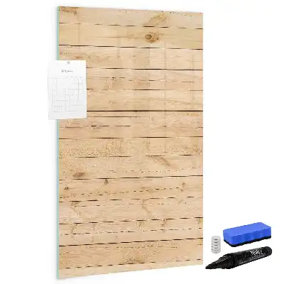 Magnetic dry erase board with light board design