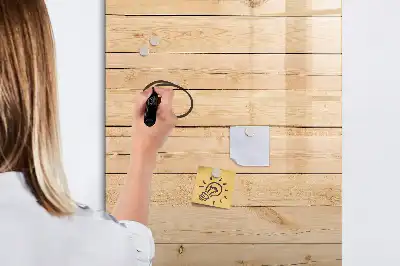 Magnetic dry erase board with light board design