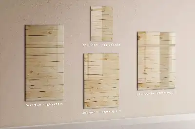 Magnetic dry erase board with light board design