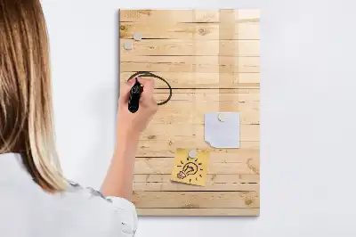 Magnetic dry erase board with light board design