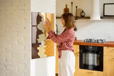 Magnetic writing board ice cream with topping
