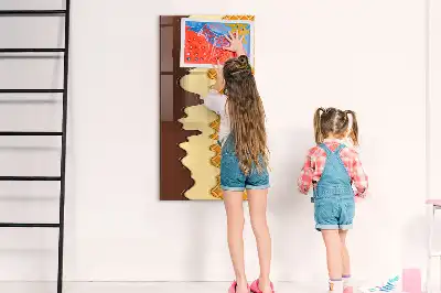 Magnetic writing board ice cream with topping