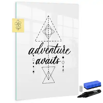 Magnetic writing board adventure edition