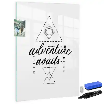 Magnetic writing board adventure edition