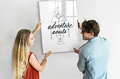 Magnetic writing board adventure edition