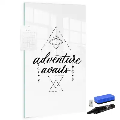 Magnetic writing board adventure edition