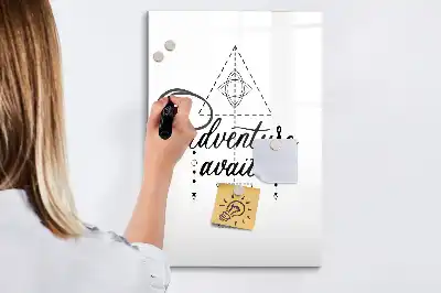 Magnetic writing board adventure edition