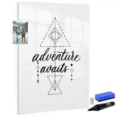 Magnetic writing board adventure edition