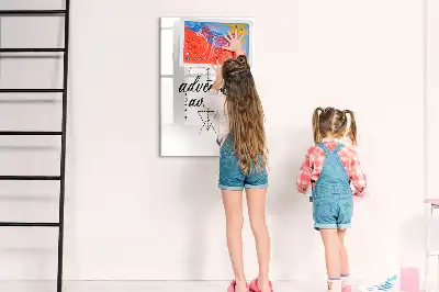 Magnetic writing board adventure edition