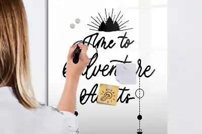 Magnetic dry erase board adventure edition