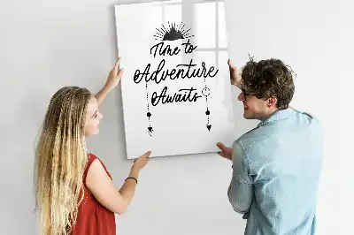 Magnetic dry erase board adventure edition