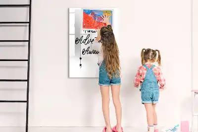 Magnetic dry erase board adventure edition
