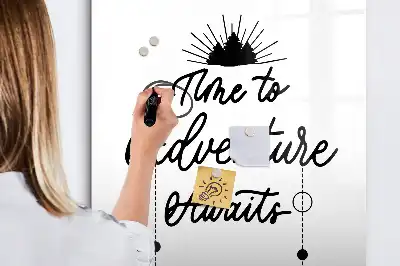 Magnetic dry erase board adventure edition