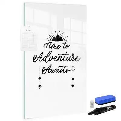 Magnetic dry erase board adventure edition