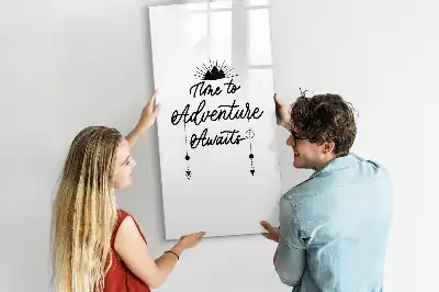 Magnetic dry erase board adventure edition