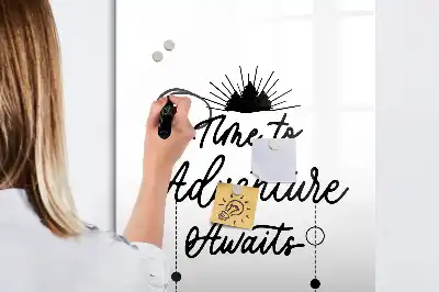 Magnetic dry erase board adventure edition