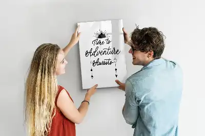 Magnetic dry erase board adventure edition