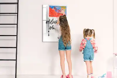 Magnetic dry erase board adventure edition