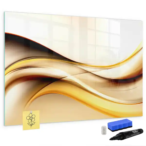 Magnetic marker board wave abstraction design
