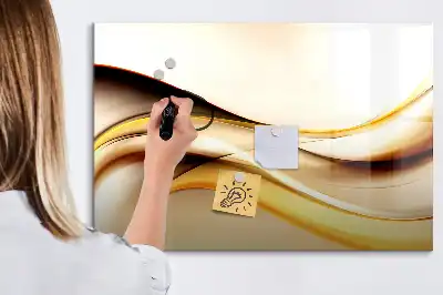 Magnetic marker board wave abstraction design