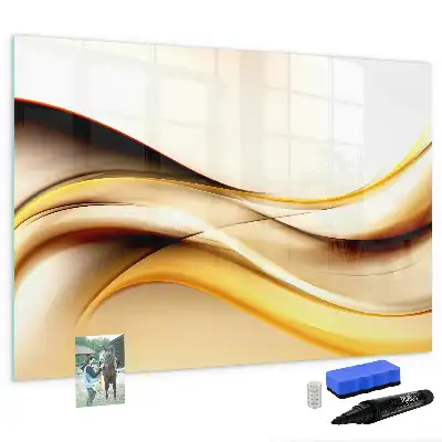 Magnetic marker board wave abstraction design