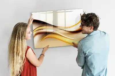 Magnetic marker board wave abstraction design