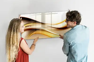 Magnetic marker board wave abstraction design