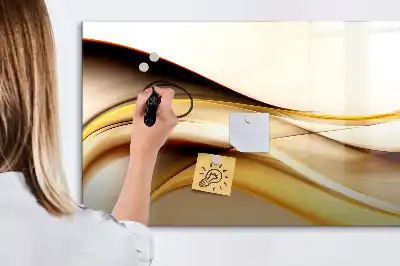 Magnetic marker board wave abstraction design