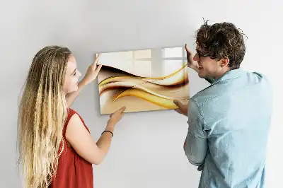 Magnetic marker board wave abstraction design