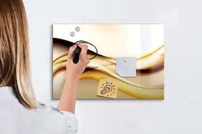 Magnetic marker board wave abstraction design