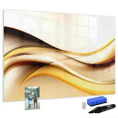 Magnetic marker board wave abstraction design
