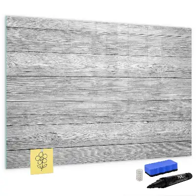 Magnetic marker board with wooden panels