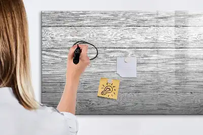 Magnetic marker board with wooden panels