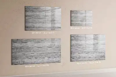Magnetic marker board with wooden panels
